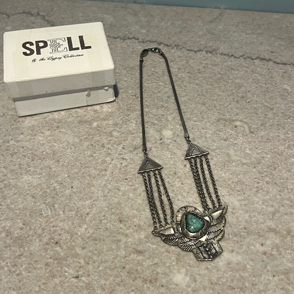 Spell Thunderstruck Turquoise Necklace - Picture 2 of 7